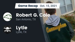 Recap: Robert G. Cole  vs. Lytle  2021