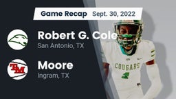 Recap: Robert G. Cole  vs. Moore  2022