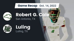 Recap: Robert G. Cole  vs. Luling  2022