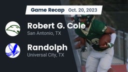 Recap: Robert G. Cole  vs. Randolph  2023