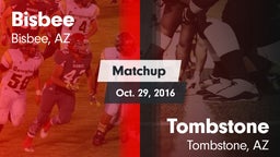 Matchup: Bisbee vs. Tombstone  2016