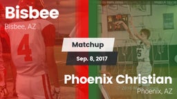 Matchup: Bisbee vs. Phoenix Christian  2017