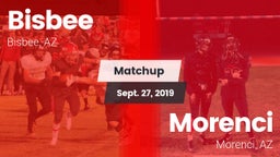 Matchup: Bisbee vs. Morenci  2019