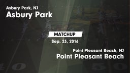 Matchup: Asbury Park vs. Point Pleasant Beach  2016