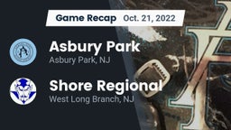 Recap: Asbury Park  vs. Shore Regional  2022