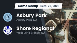 Recap: Asbury Park  vs. Shore Regional  2023