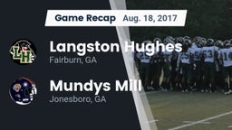 Recap: Langston Hughes  vs. Mundys Mill  2017