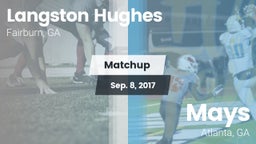 Matchup: Langston Hughes vs. Mays  2017