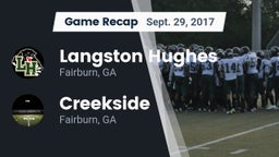 Recap: Langston Hughes  vs. Creekside  2017
