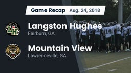 Recap: Langston Hughes  vs. Mountain View  2018
