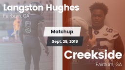 Matchup: Langston Hughes vs. Creekside  2018