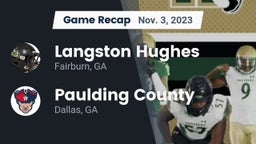 Recap: Langston Hughes  vs. Paulding County  2023