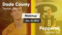 Matchup: Dade County vs. Pepperell  2016