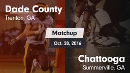 Matchup: Dade County vs. Chattooga  2016