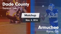 Matchup: Dade County vs. Armuchee  2016