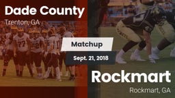 Matchup: Dade County vs. Rockmart  2018