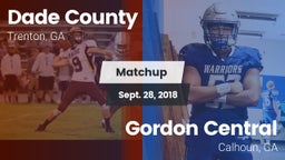 Matchup: Dade County vs. Gordon Central   2018