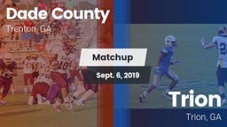 Matchup: Dade County vs. Trion  2019