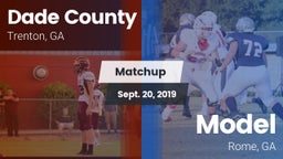 Matchup: Dade County vs. Model  2019