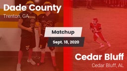 Matchup: Dade County vs. Cedar Bluff  2020