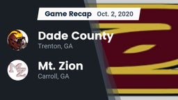 Recap: Dade County  vs. Mt. Zion  2020