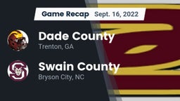 Recap: Dade County  vs. Swain County  2022