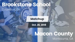 Matchup: Brookstone vs. Macon County  2018