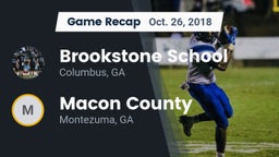 Recap: Brookstone School vs. Macon County  2018