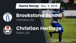 Recap: Brookstone School vs. Christian Heritage  2018