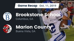 Recap: Brookstone School vs. Marion County  2019