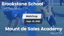 Matchup: Brookstone vs. Mount de Sales Academy  2020