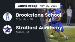 Recap: Brookstone School vs. Stratford Academy  2020