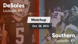 Matchup: DeSales vs. Southern  2016