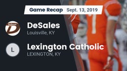 Recap: DeSales  vs. Lexington Catholic 2019