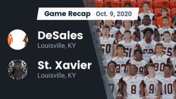 Recap: DeSales  vs. St. Xavier  2020