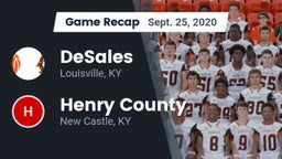 Recap: DeSales  vs. Henry County  2020