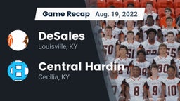 Recap: DeSales  vs. Central Hardin  2022