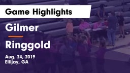 Gilmer  vs Ringgold  Game Highlights - Aug. 24, 2019