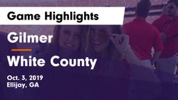 Gilmer  vs White County Game Highlights - Oct. 3, 2019