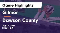 Gilmer  vs Dawson County  Game Highlights - Aug. 9, 2021