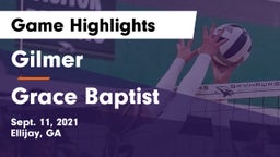 Gilmer  vs Grace Baptist Game Highlights - Sept. 11, 2021