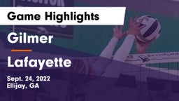 Gilmer  vs Lafayette  Game Highlights - Sept. 24, 2022
