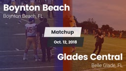 Matchup: Boynton Beach vs. Glades Central  2018