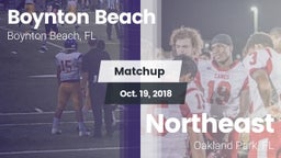 Matchup: Boynton Beach vs. Northeast  2018