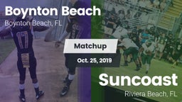Matchup: Boynton Beach vs. Suncoast  2019
