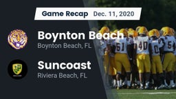 Recap: Boynton Beach  vs. Suncoast  2020