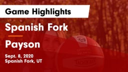 Spanish Fork  vs Payson  Game Highlights - Sept. 8, 2020