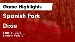Spanish Fork  vs Dixie  Game Highlights - Sept. 11, 2020