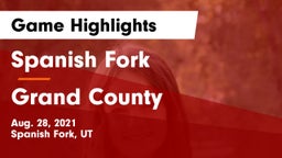 Spanish Fork  vs Grand County Game Highlights - Aug. 28, 2021