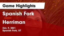 Spanish Fork  vs Herriman  Game Highlights - Oct. 9, 2021